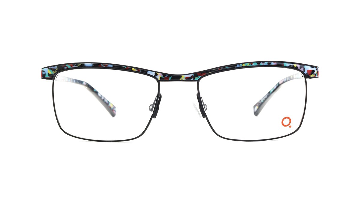 Blue speckled etnia glasses