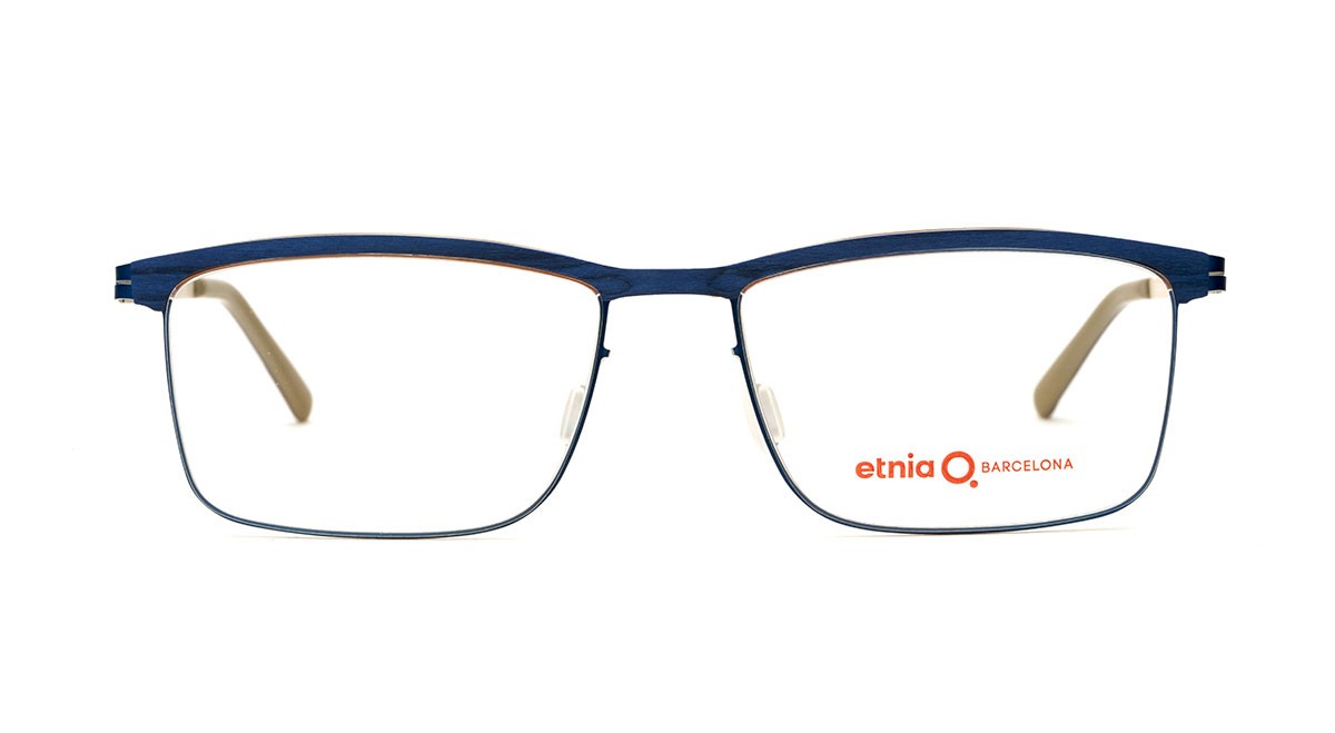 Navy blue square eyeglasses