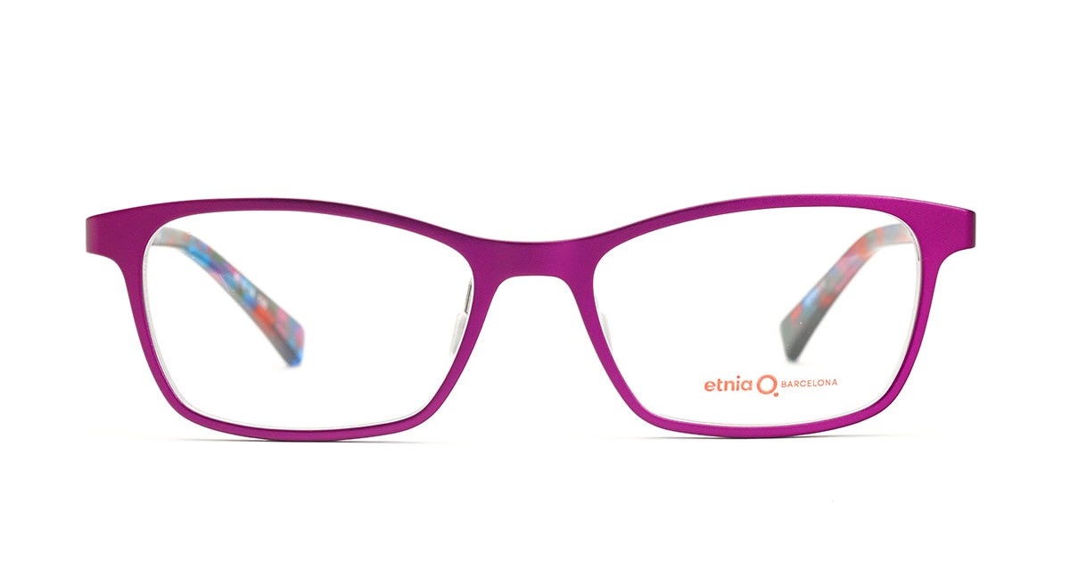 Purple square etnia eyeglasses