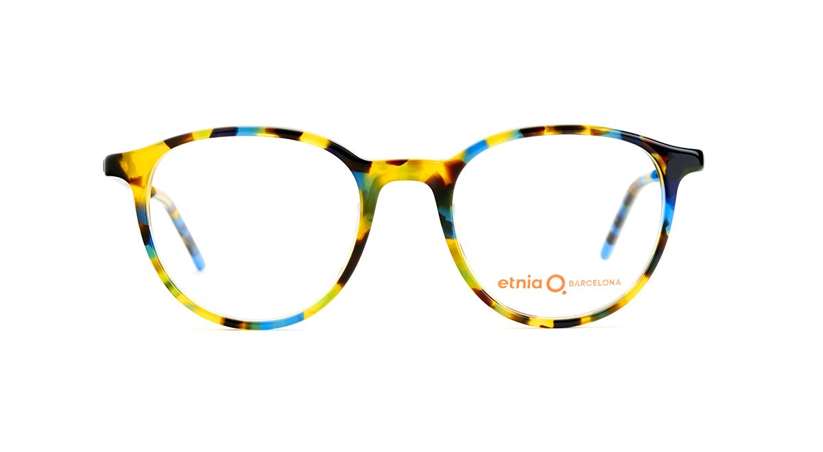 Yellow and blue etnia eyewear